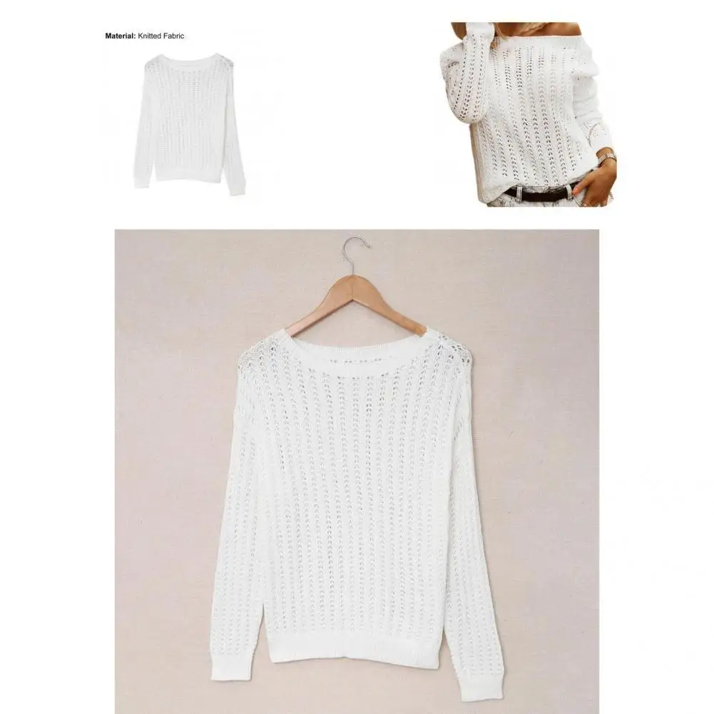 Simple Classic Women Pure Color Sweater Jumper Skin-Touch Casual Sweater O-Neck for Daily Wear 
Simple Classic Women Pure Color Sweater Jumper Skin-Touch Casual Sweater O-Neck for Daily Wear