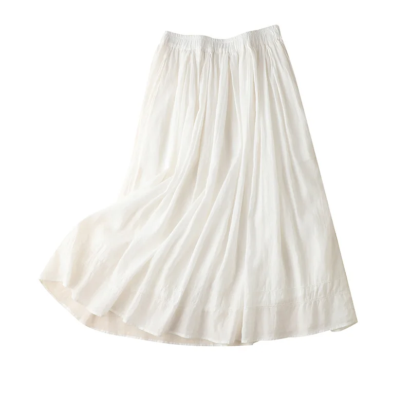 2022 Long Skirts for Women Cotton Linen Solid A-LINE Ankle-Length Casual Empire Skirts Womens Korean Fashion Clothing
2022 Long Skirts for Women Cotton Linen Solid A-LINE Ankle-Length Casual Empire Skirts Womens Korean Fashion Clothing