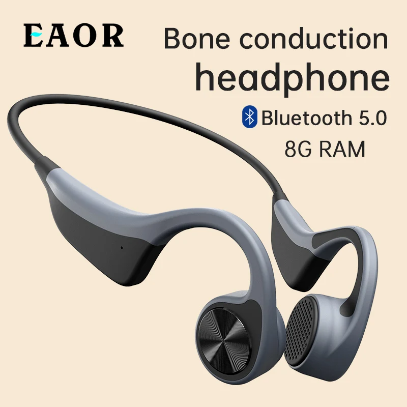 EAOR Bluetooth Headphone Bone Conduction Headset with 8G Memory Wireless Sports Running Waterproof Headphones for Android iOS
EAOR Bluetooth Headphone Bone Conduction Headset with 8G Memory Wireless Sports Running Waterproof Headphones for Android iOS