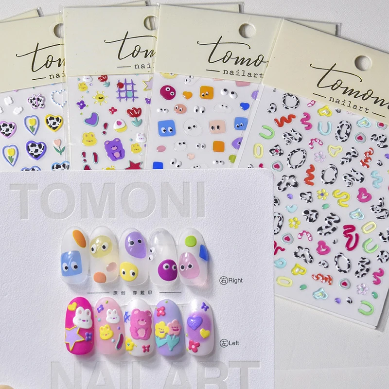 Tomoni 3101 Jelly Bear Rabbit Flower Love Star High Quality Nail Stickers Art Decal Design Manicure Tool
Tomoni 3101 Jelly Bear Rabbit Flower Love Star High Quality Nail Stickers Art Decal Design Manicure Tool