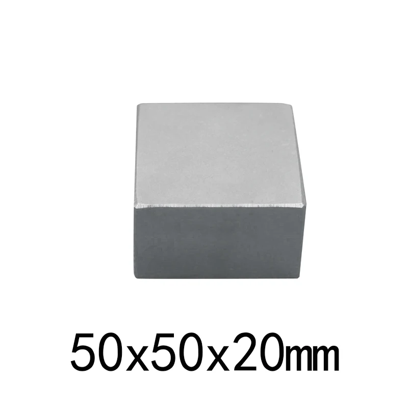1/2/3PCS 50x50x20mm NdFeB Super Strong Neodymium Magnets Block Permanent Magnet 50x50x20 mm N35 Powerful Magnetic 50*50*20mm
1/2/3PCS 50x50x20mm NdFeB Super Strong Neodymium Magnets Block Permanent Magnet 50x50x20 mm N35 Powerful Magnetic 50*50*20mm