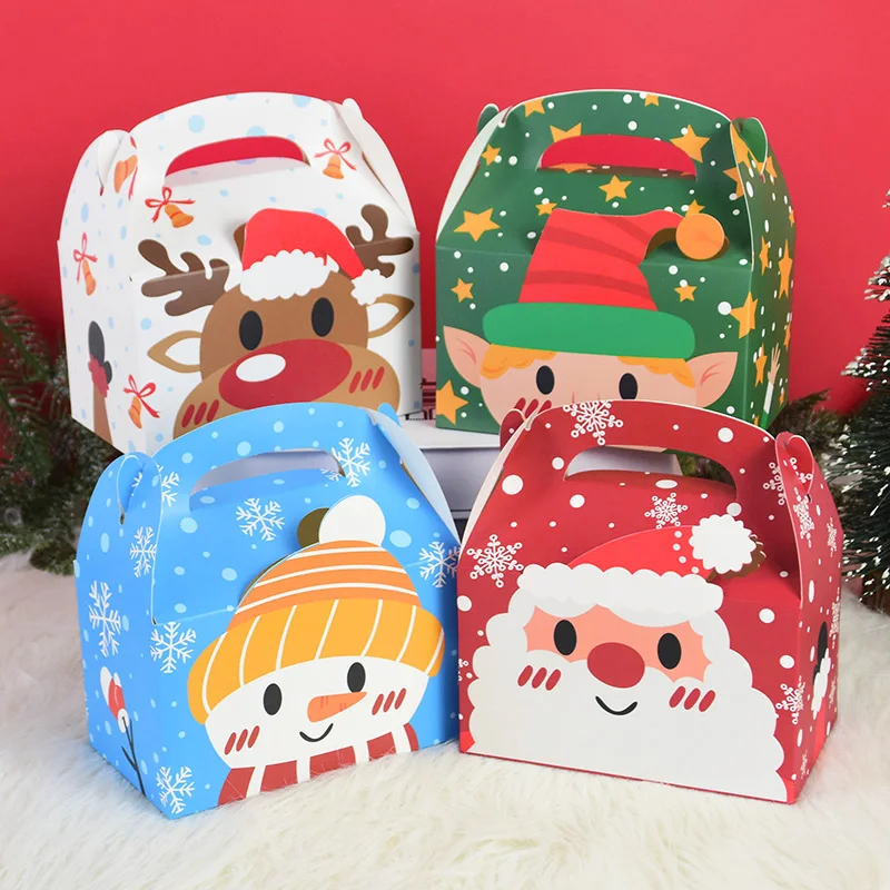 4Pcs/set Christmas Paperboard Cake Boxes Santa Claus Christmas Candy Chocolates Favor Paper Boxes Xmas New Year Party Favor Box
4Pcs/set Christmas Paperboard Cake Boxes Santa Claus Christmas Candy Chocolates Favor Paper Boxes Xmas New Year Party Favor Box