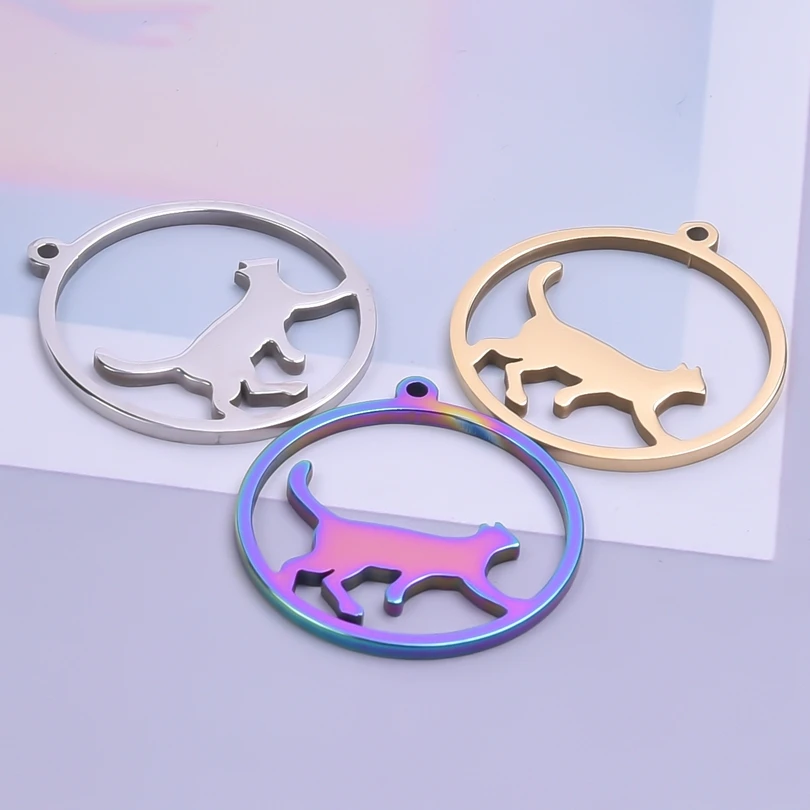 6pcs/lot Animal Kitten Jewelry Round Pendants Cat Designer Jewelry Cat Accessories Gift bulk charms for jewelry making colgantes
6pcs/lot Animal Kitten Jewelry Round Pendants Cat Designer Jewelry Cat Accessories Gift bulk charms for jewelry making colgantes