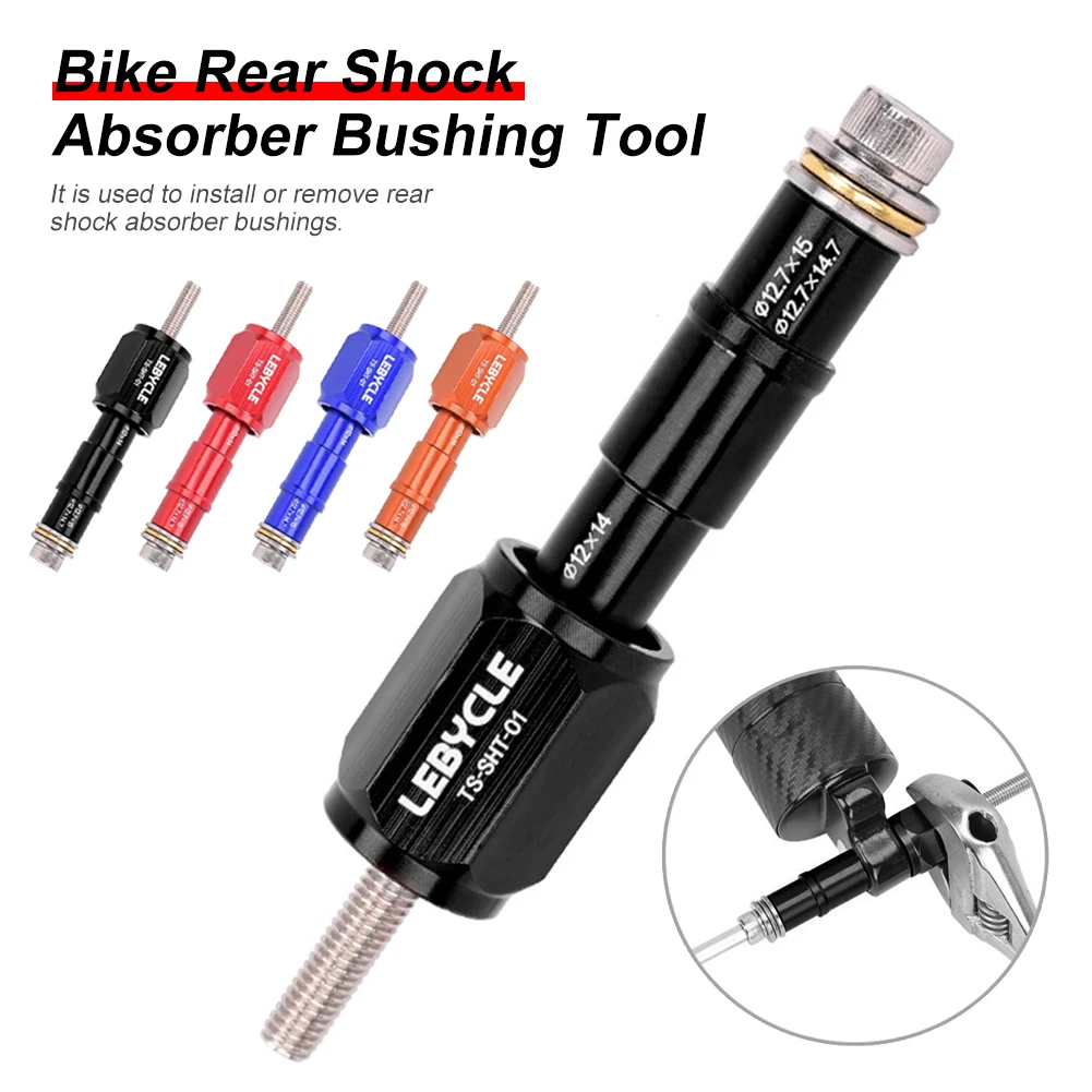 Bike Rear Shock Absorber Bushing Tool Aluminum Alloy Shock Absorber Bushing Press-in Install Removal Tool Cycling Accessories
Bike Rear Shock Absorber Bushing Tool Aluminum Alloy Shock Absorber Bushing Press-in Install Removal Tool Cycling Accessories