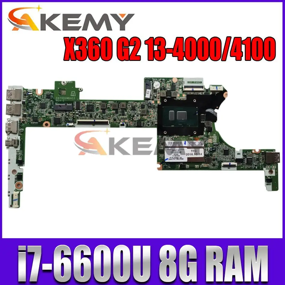 Laptop motherboard For 861992-501 849425-601 847450-601 DAY0DDMBAE0 HP Spectre X360 G2 13-4000/4100 With I7 CPU 8GB 100% TEST OK
Laptop motherboard For 861992-501 849425-601 847450-601 DAY0DDMBAE0 HP Spectre X360 G2 13-4000/4100 With I7 CPU 8GB 100% TEST OK
