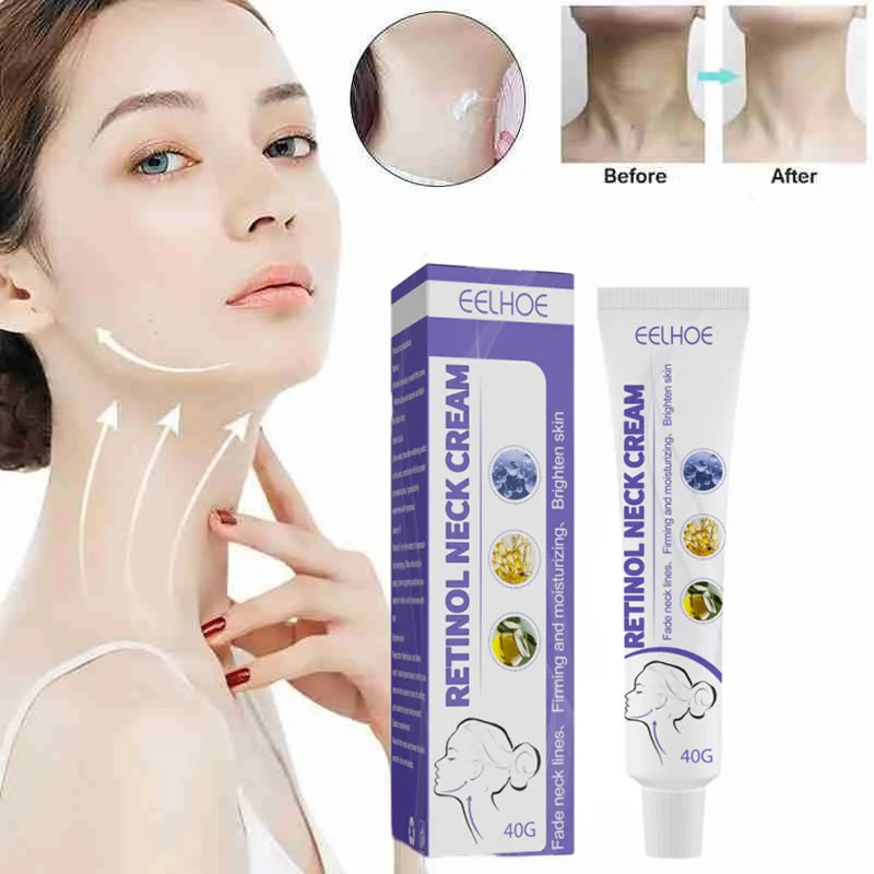 40g Retinol Neck Firming Wrinkle Remover Cream Anti Aging Reduce Neck Line Moisturizing Whitening Smooth Neck Skin Care Products
40g Retinol Neck Firming Wrinkle Remover Cream Anti Aging Reduce Neck Line Moisturizing Whitening Smooth Neck Skin Care Products