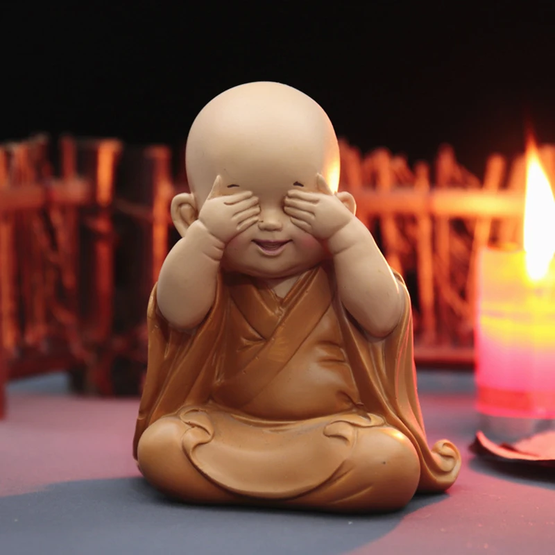 Buddhist Small Monk Statues Small Buddha Figurine Decoration Ornament Little Monk Sculpture Creative Handmade Craft Gift
Buddhist Small Monk Statues Small Buddha Figurine Decoration Ornament Little Monk Sculpture Creative Handmade Craft Gift