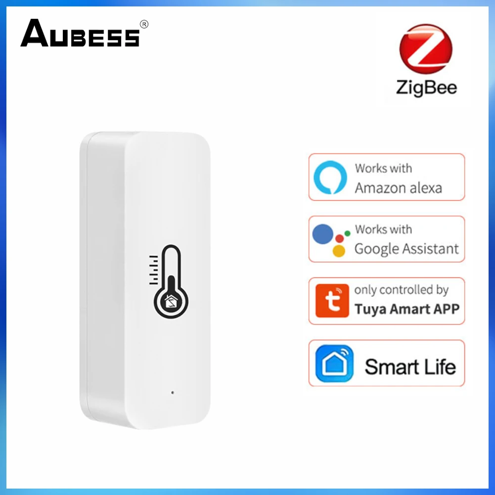 Датчик температуры и влажности Tuya ZigBee, детектор с питанием от аккумулятора, с дистанционным управлением, поддержка Alexa Google Home
Датчик температуры и влажности Tuya ZigBee, детектор с питанием от аккумулятора, с дистанционным управлением, поддержка Alexa Google Home