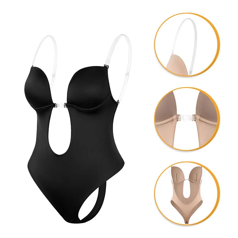 Women's Backless Bra Shapewear Seamless U Neck Bodysuit Bridal Thong Body Shaper Corset Wedding Slim Lingerie
Women's Backless Bra Shapewear Seamless U Neck Bodysuit Bridal Thong Body Shaper Corset Wedding Slim Lingerie