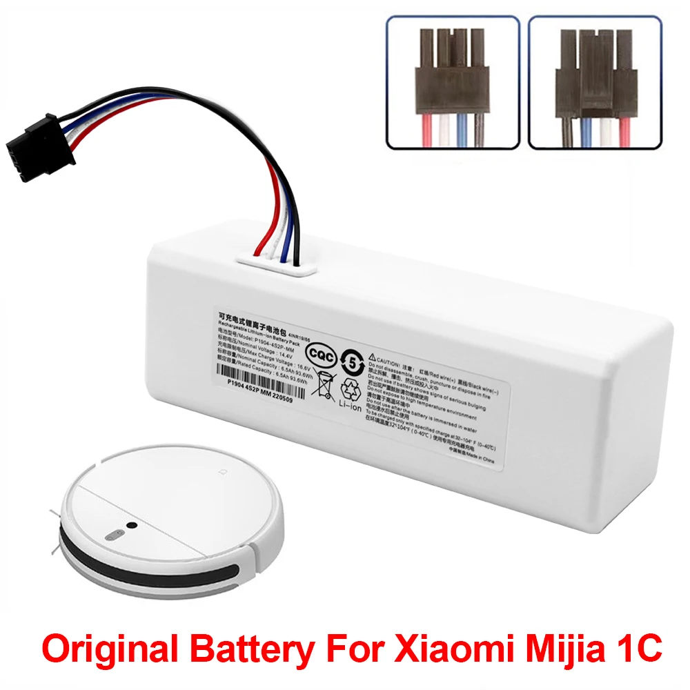 Original for Xiaomi Robot Battery 1C P1904-4S1P-MM Mijia Mi Vacuum Cleaner Sweeping Mopping Robot Replacement Battery G1
Original for Xiaomi Robot Battery 1C P1904-4S1P-MM Mijia Mi Vacuum Cleaner Sweeping Mopping Robot Replacement Battery G1