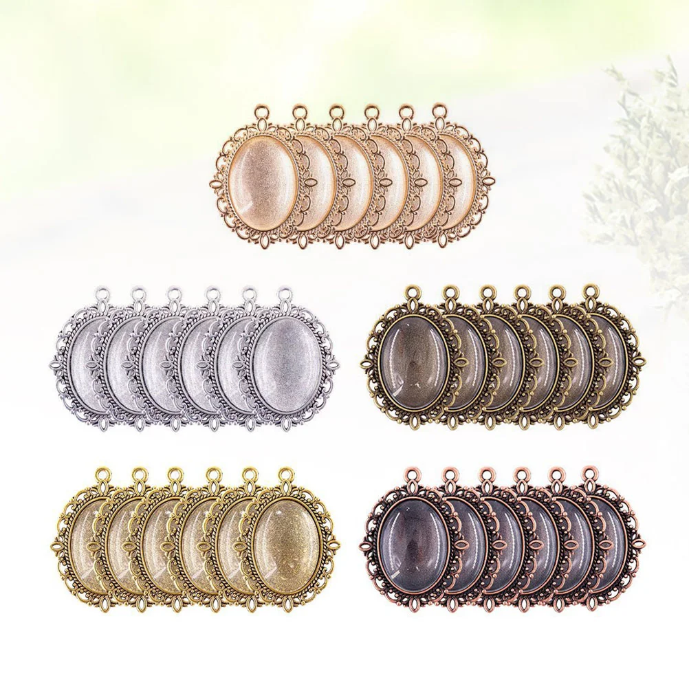 60pcs Lace Oval Crystal Pendant DIY Accessories for Crafts Bracelets Necklace Jewelry (Box-packed)
60pcs Lace Oval Crystal Pendant DIY Accessories for Crafts Bracelets Necklace Jewelry (Box-packed)