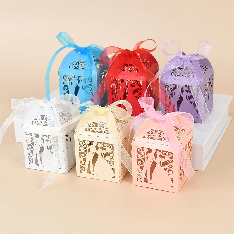 10/20pcs Laser Cut Bride Groom Candy Box Wedding Sweets Cookie Box Guests Gift Bag Paper Packaging Wedding Party Decor Supplies
10/20pcs Laser Cut Bride Groom Candy Box Wedding Sweets Cookie Box Guests Gift Bag Paper Packaging Wedding Party Decor Supplies