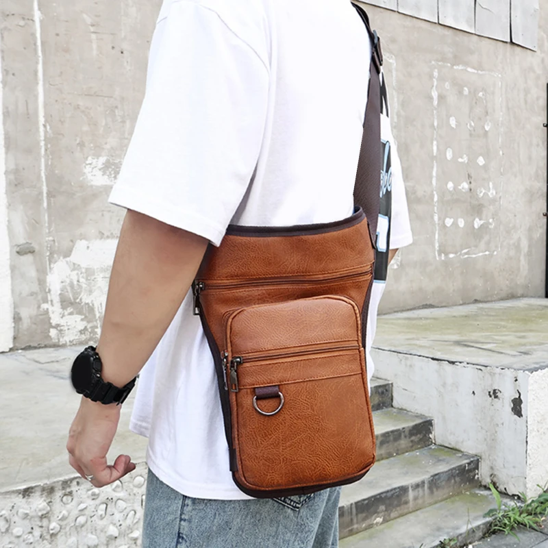 Mens Sling Cross Body For Men Waist Bag Fanny Pack Drop Leg Bag ThighBag Pouch Tactical Motorcycle Riding Outdoor Sport
Mens Sling Cross Body For Men Waist Bag Fanny Pack Drop Leg Bag ThighBag Pouch Tactical Motorcycle Riding Outdoor Sport