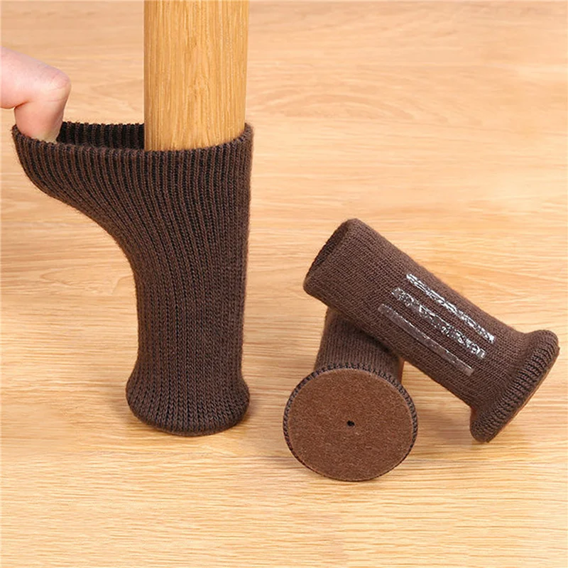 4PCS Knitted Silicone Table Chair Leg Floor Protectors Non Slip Pads Furniture Feet Booties Cover Caps Brown Home Decor
4PCS Knitted Silicone Table Chair Leg Floor Protectors Non Slip Pads Furniture Feet Booties Cover Caps Brown Home Decor