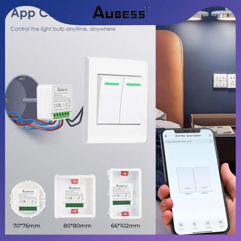 2 Gang Smart Breaker Support Two Way App Control Diy Switch Module For Alexa Google Tuya Smart Home 10a Smart Wifi Switch
2 Gang Smart Breaker Support Two Way App Control Diy Switch Module For Alexa Google Tuya Smart Home 10a Smart Wifi Switch