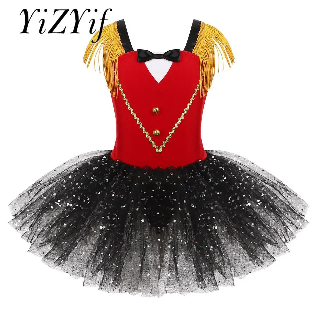 Kids Girls Ballet Tutus Dress Christmas Halloween Party Sparkly Circus Ringmaster Inspired Princess Tutu Dress Dance Costume
Kids Girls Ballet Tutus Dress Christmas Halloween Party Sparkly Circus Ringmaster Inspired Princess Tutu Dress Dance Costume