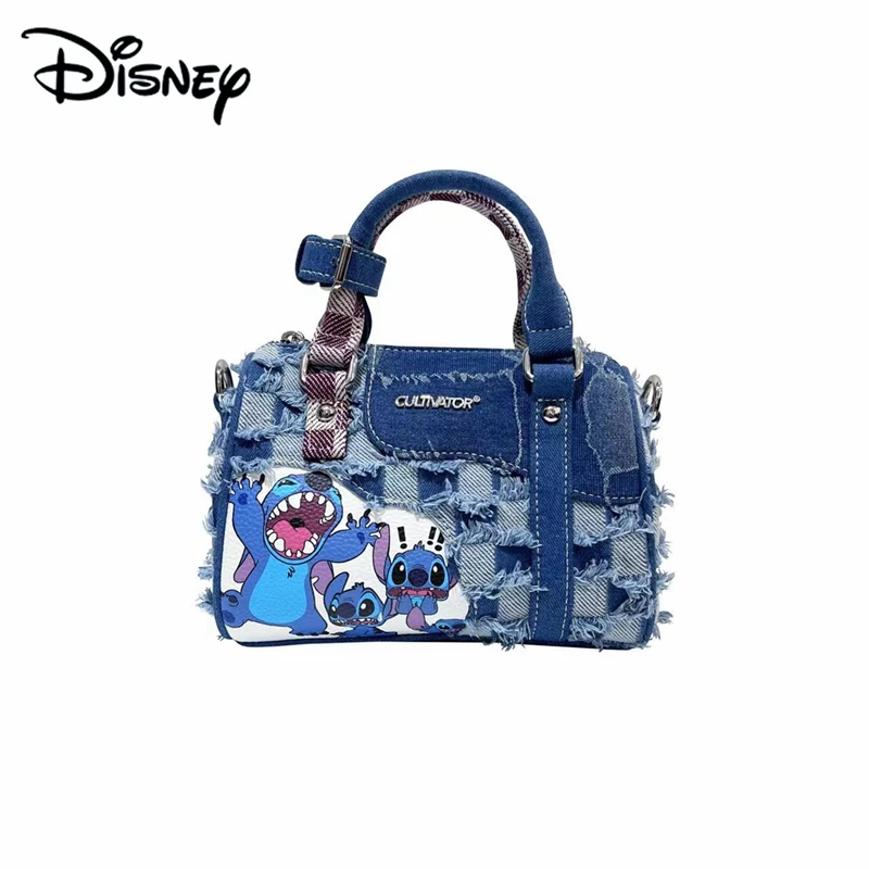 Disney original Lilo &Stitch Denim handbag Broken hole splicing Fashion trends Pillow bag Girlfriend Birthday Valentine Day gift
Disney original Lilo &Stitch Denim handbag Broken hole splicing Fashion trends Pillow bag Girlfriend Birthday Valentine Day gift