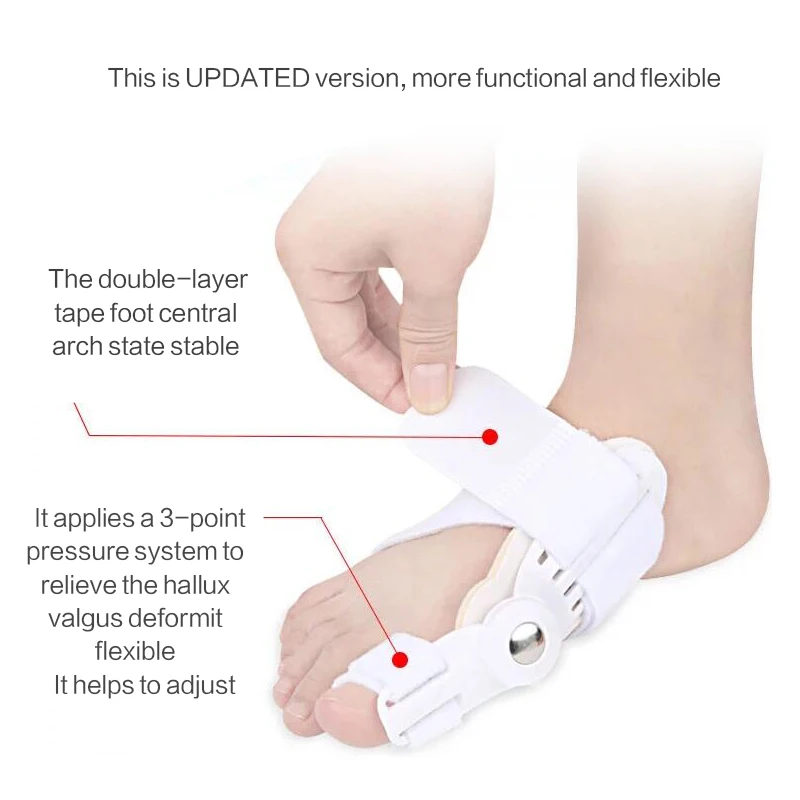 Выпрямитель для большого пальца ног корректор межмозелная шина облегчение боли