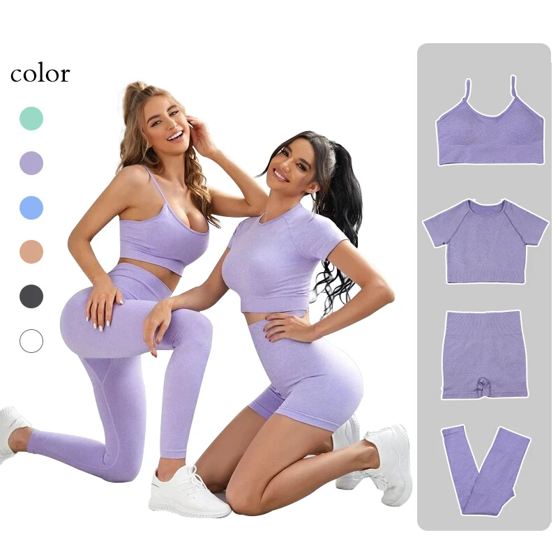 2/3/4pcs Seamless Women Tracksuit Yoga Set Sportswear Gym Clothing Suits Fitness High Waist Leggings Long Sleeve Crop Sports
2/3/4pcs Seamless Women Tracksuit Yoga Set Sportswear Gym Clothing Suits Fitness High Waist Leggings Long Sleeve Crop Sports