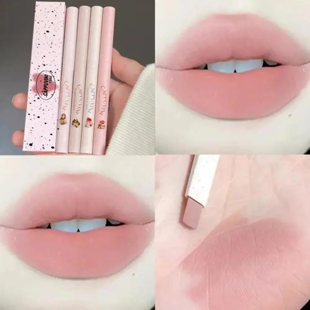 5 Colors Matte Lip Liner Lipstick Pen Long Lasting Makeup Waterproof Soft Cup Smooth Velvet Non-stick Cosmetics Pencil Lipl V6U6
5 Colors Matte Lip Liner Lipstick Pen Long Lasting Makeup Waterproof Soft Cup Smooth Velvet Non-stick Cosmetics Pencil Lipl V6U6