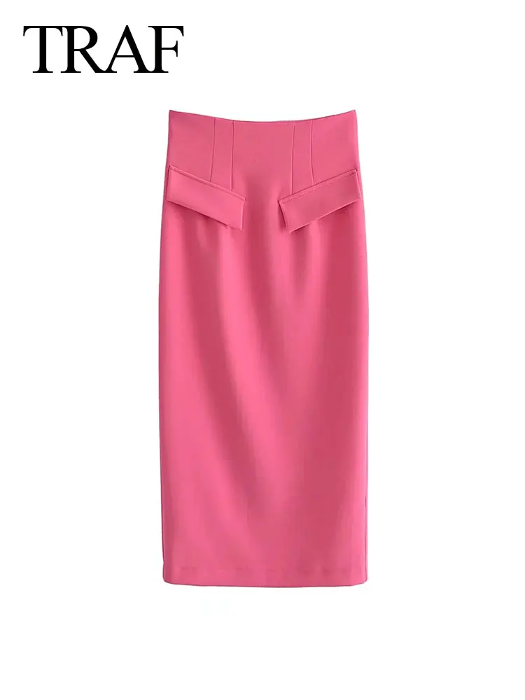 TRAF 2022 Spring Womens Clothing Midi Long Skirt Fashion Woman Knit Elegant High Waisted Slim Fit Female Casual Streetwear
TRAF 2022 Spring Womens Clothing Midi Long Skirt Fashion Woman Knit Elegant High Waisted Slim Fit Female Casual Streetwear