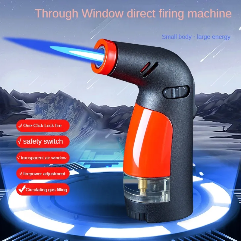 Elbow Small Welding Torches High Quality See-through Gas Tank Direct Punch Gas Lighters
Elbow Small Welding Torches High Quality See-through Gas Tank Direct Punch Gas Lighters