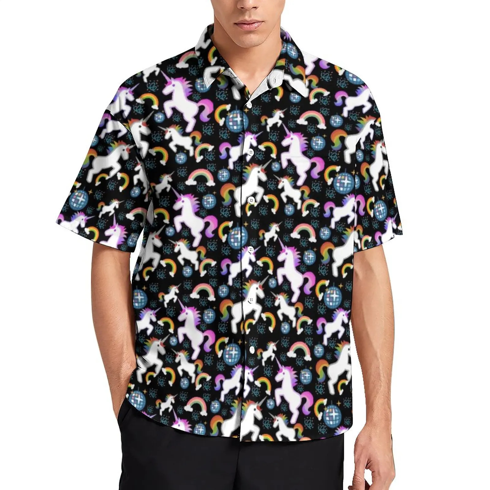 Cute Unicorn Shirt Beach Rainbows Animal Print Casual Shirts Hawaiian Pattern Blouses Short Sleeve Retro Oversize Clothing
Cute Unicorn Shirt Beach Rainbows Animal Print Casual Shirts Hawaiian Pattern Blouses Short Sleeve Retro Oversize Clothing
