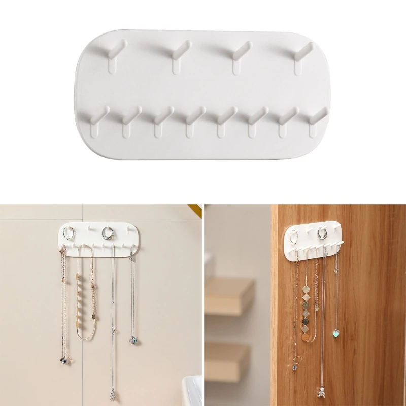 N1HE Wall Mounted Jewelry Display Rack Necklace Display Stand Earring Bracelet Organizer Holders Display Stands for Jewelry
N1HE Wall Mounted Jewelry Display Rack Necklace Display Stand Earring Bracelet Organizer Holders Display Stands for Jewelry