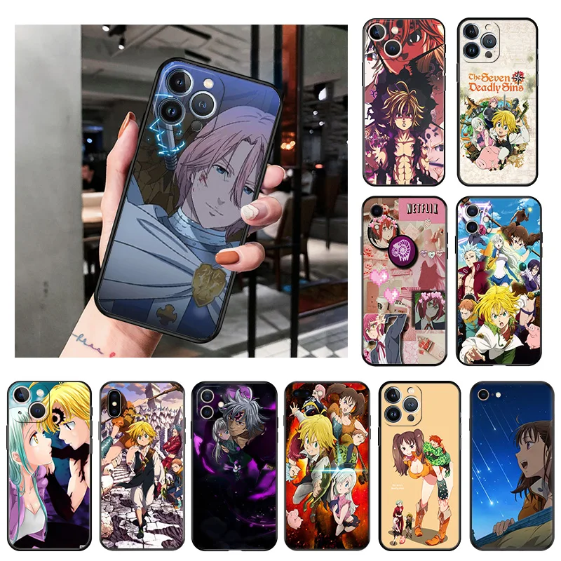 Silicone Black Phone Cases Cover for iPhone 11 14 Pro Max 12 13 Mini XR SE 7 8 6 6s Plus XS X 11Pro Anime The Seven Deadly Sins
Silicone Black Phone Cases Cover for iPhone 11 14 Pro Max 12 13 Mini XR SE 7 8 6 6s Plus XS X 11Pro Anime The Seven Deadly Sins