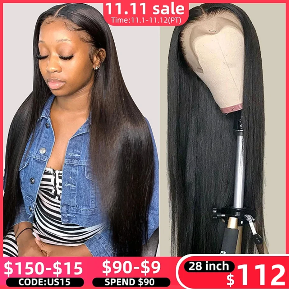 13x6 HD Transparent Straight Lace Front Human Hair Wigs For Women Pre Plucked 4X4 Closure Wig 13x4 Lace Frontal Wig For Women
13x6 HD Transparent Straight Lace Front Human Hair Wigs For Women Pre Plucked 4X4 Closure Wig 13x4 Lace Frontal Wig For Women