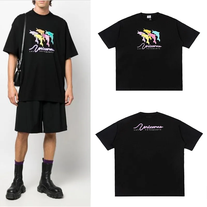 2023 VETEMENTS Spring And Summer Cotton Animal Letter Print High Street Men's And Women's Sports Top Short Sleeve
2023 VETEMENTS Spring And Summer Cotton Animal Letter Print High Street Men's And Women's Sports Top Short Sleeve