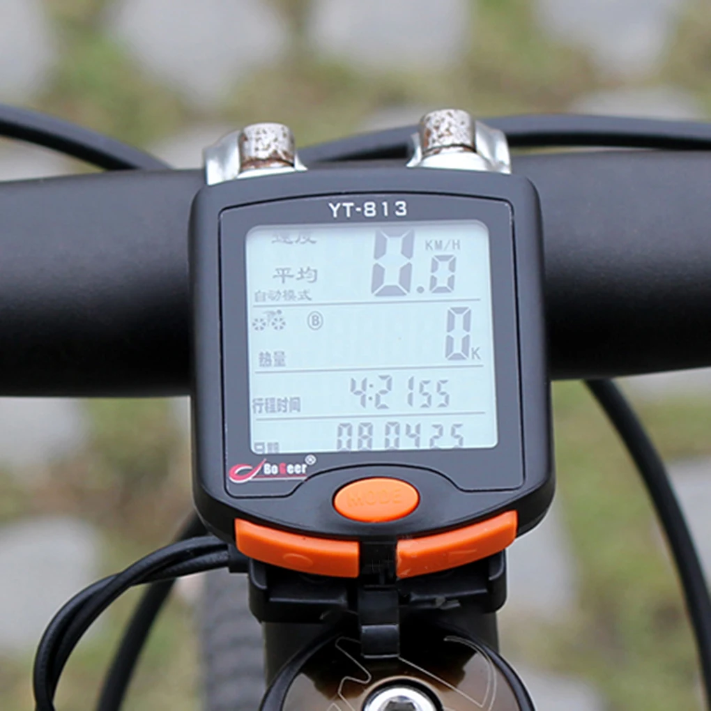 YT-813 Cycling Speedometer Bicycle Digital Computer Multifunction Bike LCD Display Odometer Wireless Wired Speedometer
YT-813 Cycling Speedometer Bicycle Digital Computer Multifunction Bike LCD Display Odometer Wireless Wired Speedometer