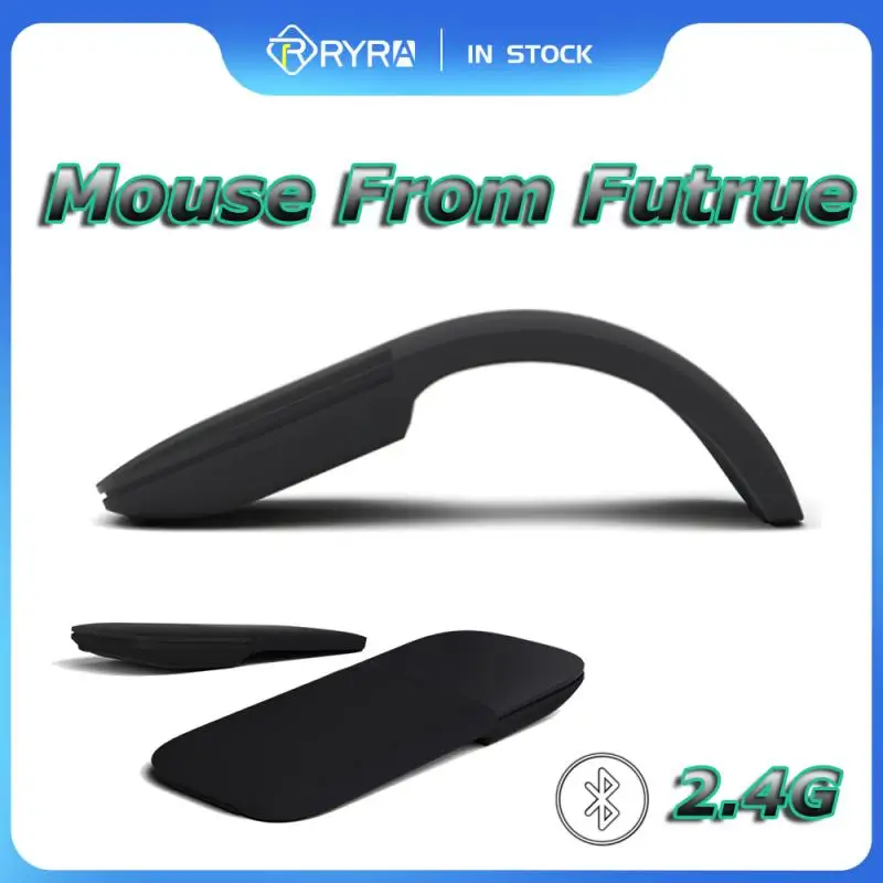 

RYRA Wireless Folding Mouse Bluetooth 2.4GHz Mute Invisible Roller Mice Light Portable Mouse For Office PC Laptop XP/WIN/MAC