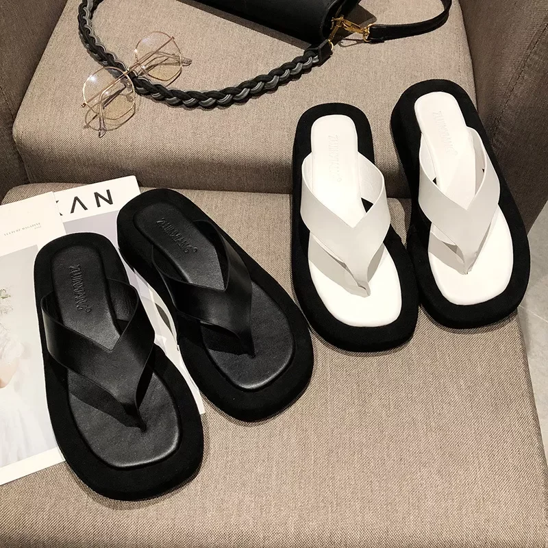 black/white mixed color thick bottom flip flops women famous designer clip toe slippers ladis platform jandal slides beach shoes
black/white mixed color thick bottom flip flops women famous designer clip toe slippers ladis platform jandal slides beach shoes