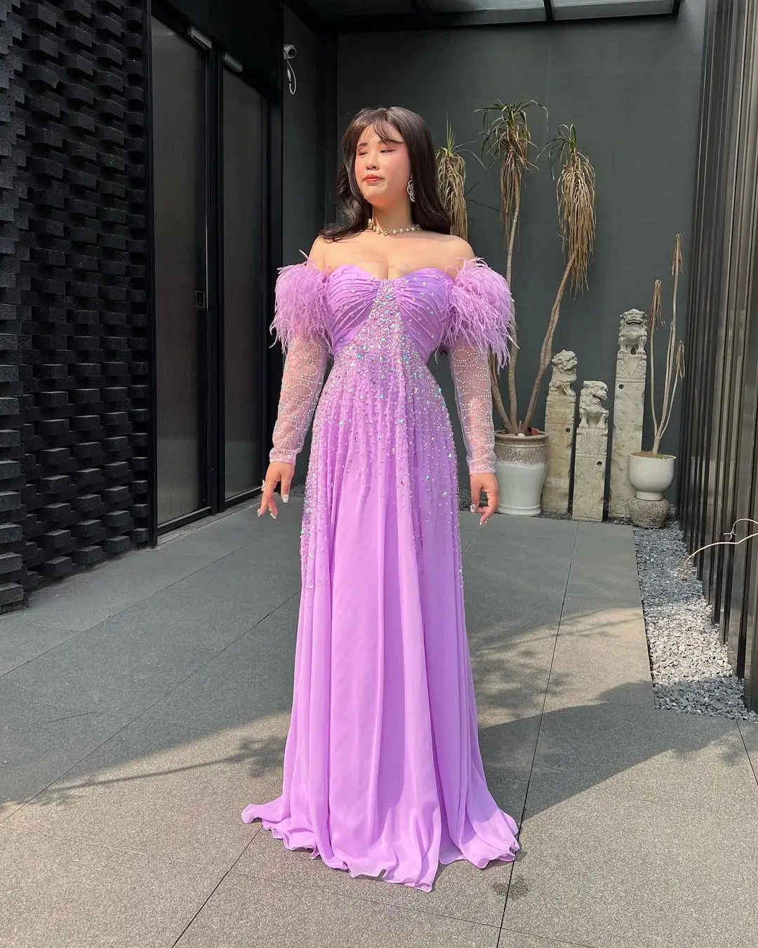 Sayulita 2023 Prom Dresses Sweetheart Beaded Sequins Feathers Long Sleeves Pageant Party Women Wear Chiffon Evening Formal Dress
Sayulita 2023 Prom Dresses Sweetheart Beaded Sequins Feathers Long Sleeves Pageant Party Women Wear Chiffon Evening Formal Dress