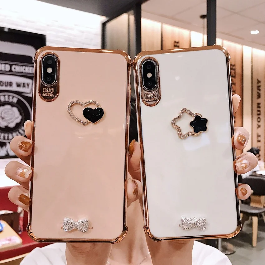 Funda Coque for iphone 13 11 12 pro max Case for iphone X XS MAX XR 7 8 plus phone Case Luxury Electroplated Rhinestone Cover
Funda Coque for iphone 13 11 12 pro max Case for iphone X XS MAX XR 7 8 plus phone Case Luxury Electroplated Rhinestone Cover