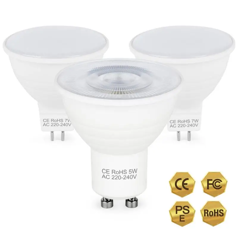 

Aluminum Led Bulbs Night Light Led Lamp Plastic Package 2835 Smd Lamp Cup For Home Party Energy-saving Gu10 Mr16 350lm 220v