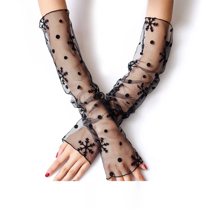 1 Pair Lace Grid Gauze Protection Arm Summer Arm Sleeves Women Armwarmer Long Fingerless Gloves Arm Sleeves Protection Sleeve
1 Pair Lace Grid Gauze Protection Arm Summer Arm Sleeves Women Armwarmer Long Fingerless Gloves Arm Sleeves Protection Sleeve