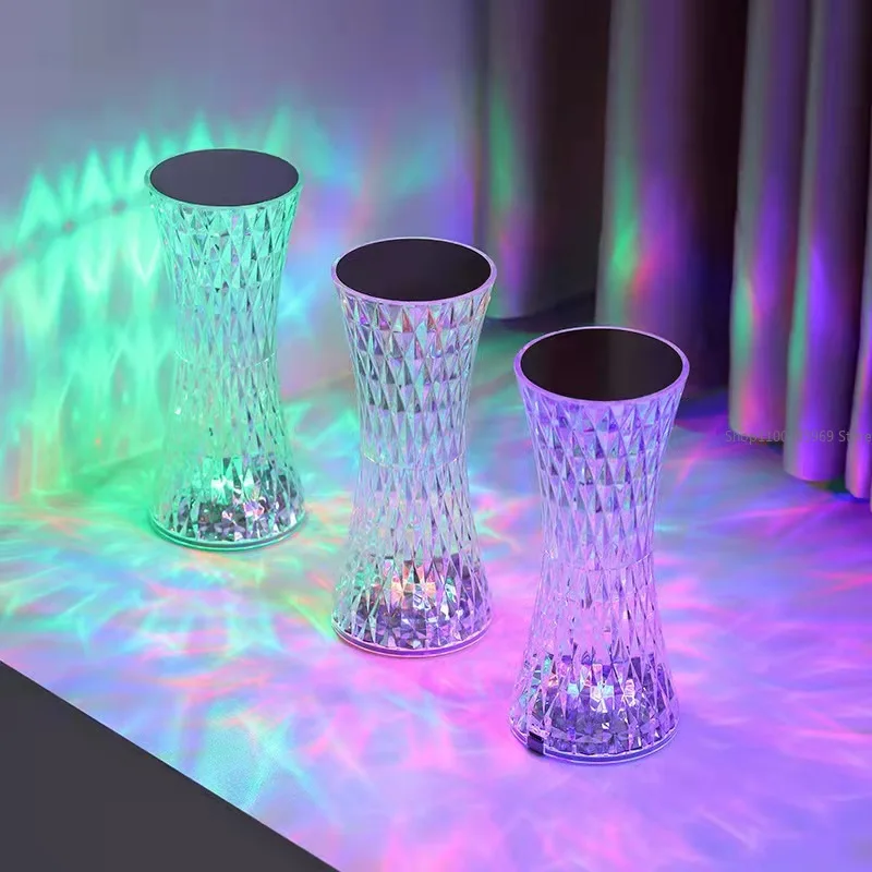 Crystal Table Lamp Rose Light Projector Glass Rgb Ambient Light Room Portable Touch Eye Protection Lamp for Hallway Bedside Deco
Crystal Table Lamp Rose Light Projector Glass Rgb Ambient Light Room Portable Touch Eye Protection Lamp for Hallway Bedside Deco