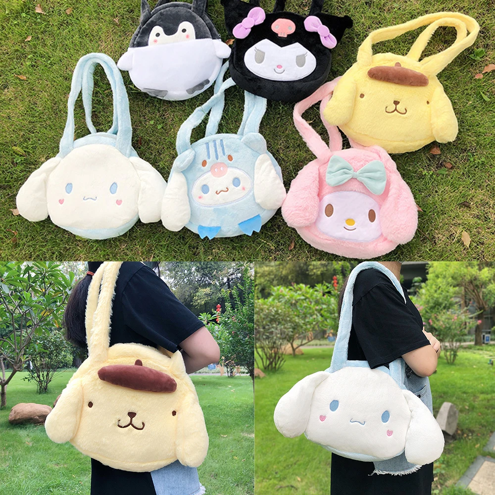 Мультяшная сумка через плечо Cinnamoroll Melody Kuromi Plushie Kawaii аниме мягкая плюшевая набивная сумка модная Универсальная женская сумка-тоут в подарок
Мультяшная сумка через плечо Cinnamoroll Melody Kuromi Plushie Kawaii аниме мягкая плюшевая набивная сумка модная Универсальная женская сумка-тоут в подарок