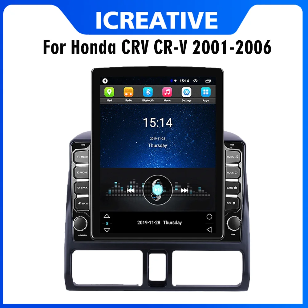 For Honda CRV CR-V 2001-2006 Autoradio 2 Din 9.7" Tesla Screen Car Multimedia Player 4G Carplay GPS Navigator Android Stereo
For Honda CRV CR-V 2001-2006 Autoradio 2 Din 9.7" Tesla Screen Car Multimedia Player 4G Carplay GPS Navigator Android Stereo