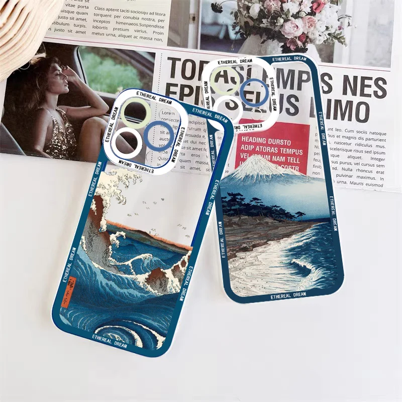 Ukiyoe Sea Wave Water Splash Clear Phone Case For iPhone 14 13 12 11 Pro Max 14 Plus X XS XR 7 8 Plus SE 2020 Transparent Covers
Ukiyoe Sea Wave Water Splash Clear Phone Case For iPhone 14 13 12 11 Pro Max 14 Plus X XS XR 7 8 Plus SE 2020 Transparent Covers