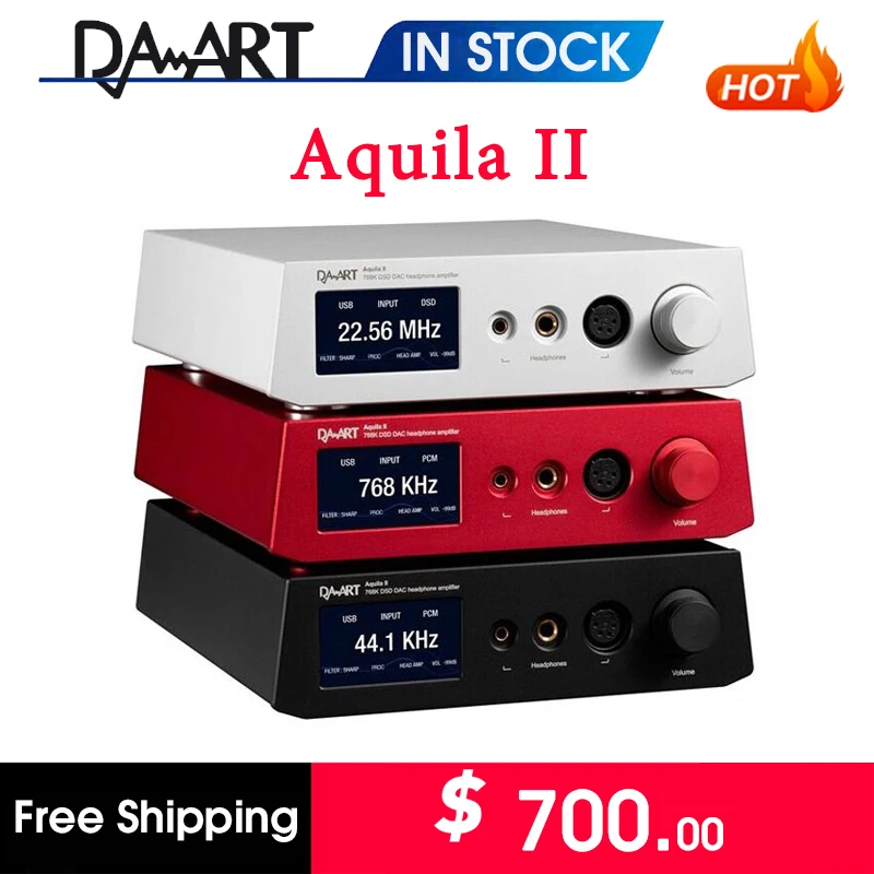 ЦАП усилитель DAART Yulong Aquila II ESS9038PRO, сбалансированный декодирующий преобразователь для наушников, 32 бит, PCM768kHz DSD512
ЦАП усилитель DAART Yulong Aquila II ESS9038PRO, сбалансированный декодирующий преобразователь для наушников, 32 бит, PCM768kHz DSD512