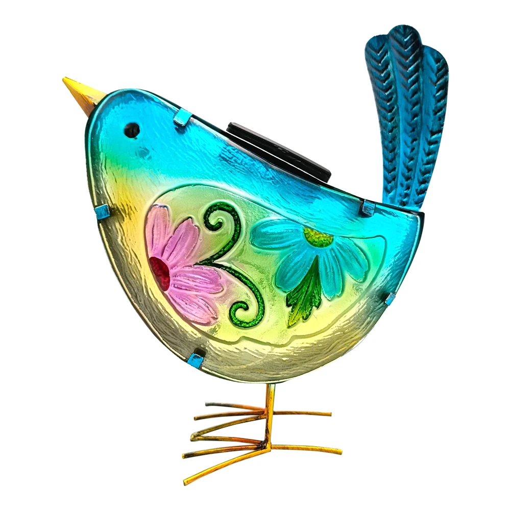 LED Solar Light Waterproof Wrought Iron Blue Bird Lamp Outdoor Garden Ornament Garden Pathway Lawn Buried Light
LED Solar Light Waterproof Wrought Iron Blue Bird Lamp Outdoor Garden Ornament Garden Pathway Lawn Buried Light