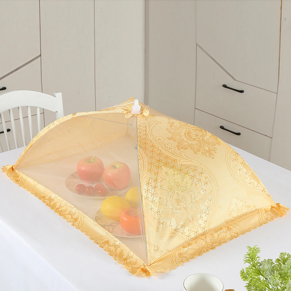 Cover Vegetable Cover Gray Insect-proof Lace Table Cover Meal Rectangle Dining Table Cover Foldable Food Cover
Cover Vegetable Cover Gray Insect-proof Lace Table Cover Meal Rectangle Dining Table Cover Foldable Food Cover