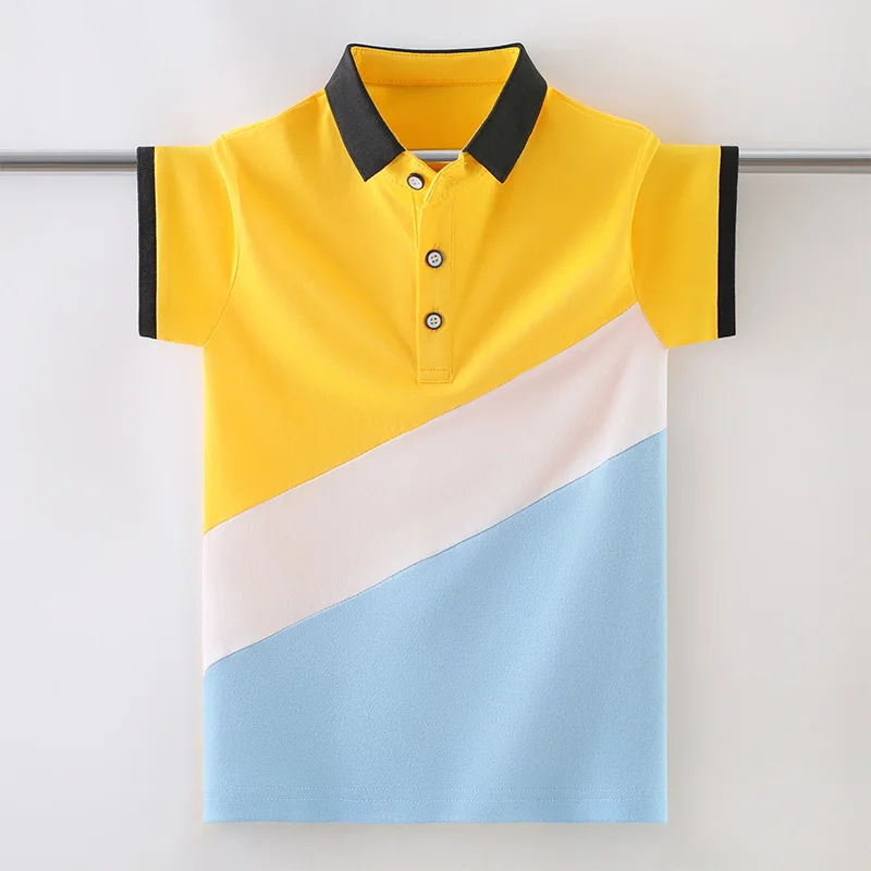 Boy' Uniform Pique Polo Shirt Summer Striped Design Kids Short Sleeve Tops For Children Age 4 6 8 10 12 14 15 Years Clothes
Boy' Uniform Pique Polo Shirt Summer Striped Design Kids Short Sleeve Tops For Children Age 4 6 8 10 12 14 15 Years Clothes