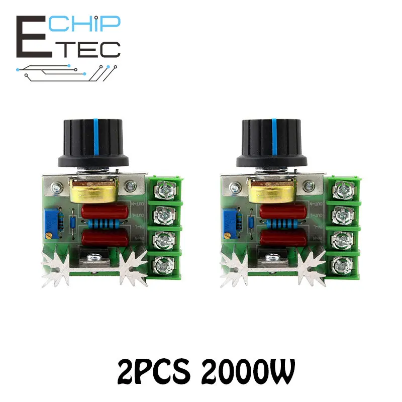 Free shipping 2PCS AC 220V 2000W SCR Voltage Regulator Dimming Dimmers Motor Speed Controller Thermostat Electronic
Free shipping 2PCS AC 220V 2000W SCR Voltage Regulator Dimming Dimmers Motor Speed Controller Thermostat Electronic