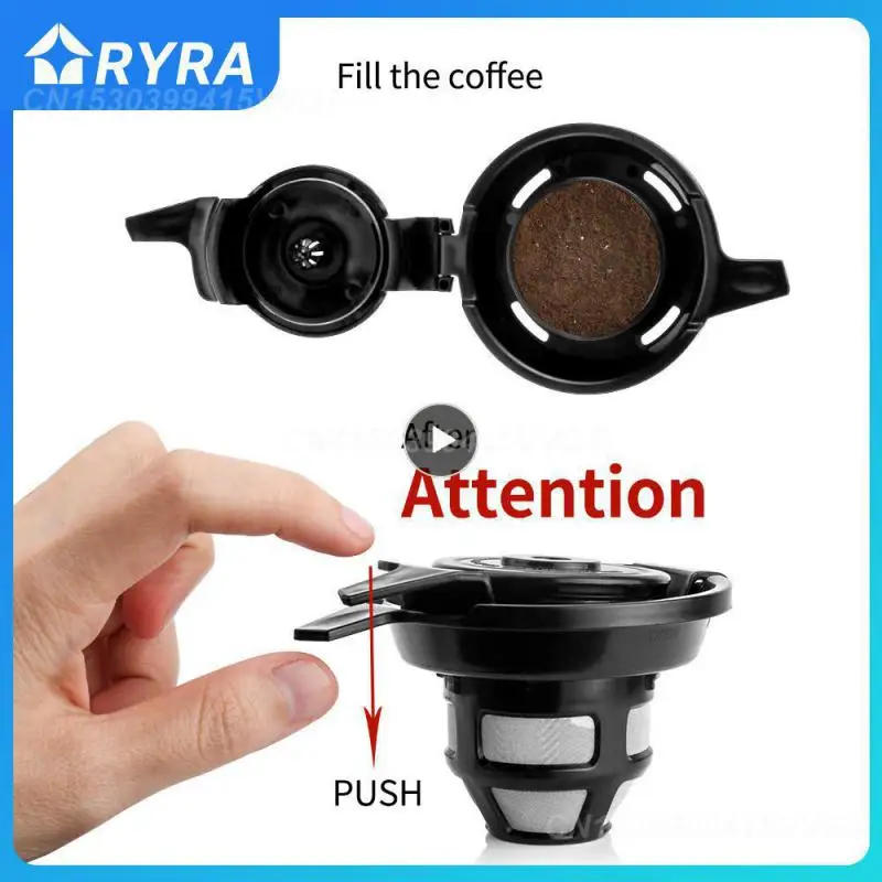 Coffee Capsule Filter Cup for FlexBrew Black Refillable Coffee Capsule Refilling Caps Baskets Stainless Steel Drip Coffeeware
Coffee Capsule Filter Cup for FlexBrew Black Refillable Coffee Capsule Refilling Caps Baskets Stainless Steel Drip Coffeeware
