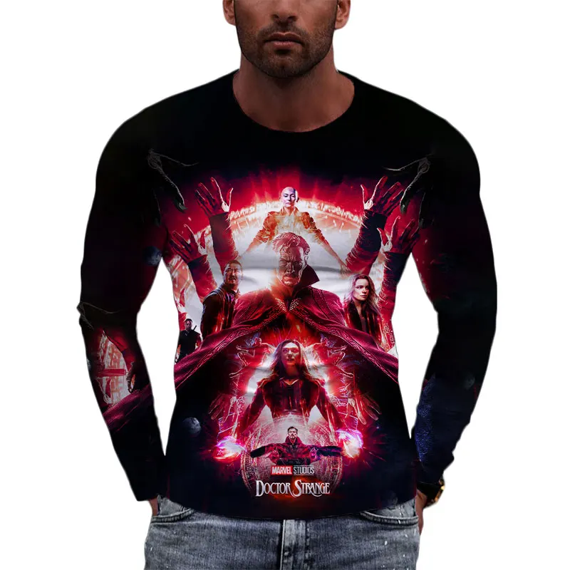 T Shirt For Men Long Sleeve Casual Spring Summer Man Tee Shirts Marvel Doctor Strange 3D Print Cool Women T-shirts Clothes
T Shirt For Men Long Sleeve Casual Spring Summer Man Tee Shirts Marvel Doctor Strange 3D Print Cool Women T-shirts Clothes