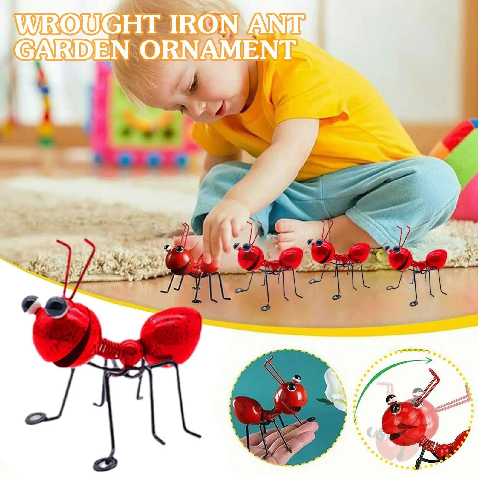 Wrought Iron Ant Ornaments Garden Wrought Iron Decoration Potted Ornaments Desktop House Toys New Gift Computer Cute Play K W1H9
Wrought Iron Ant Ornaments Garden Wrought Iron Decoration Potted Ornaments Desktop House Toys New Gift Computer Cute Play K W1H9